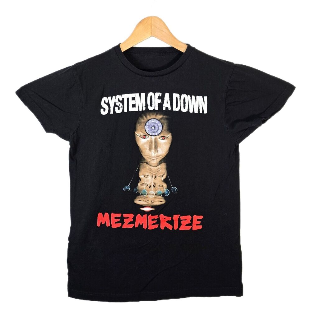 System of a Down Mezmerize Heavy Metal Band T-Shirt Size Small